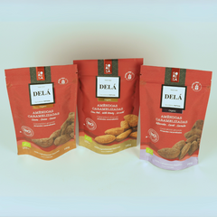Pack Découverte DELÁ – Amandes Caramélisées Artisanales (3 Saveurs)